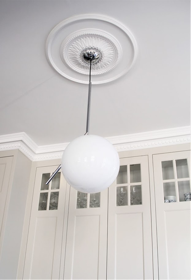 Rosace De Plafond En Plâtre – 60 Cm – Décorative – Made In Italy – RB127