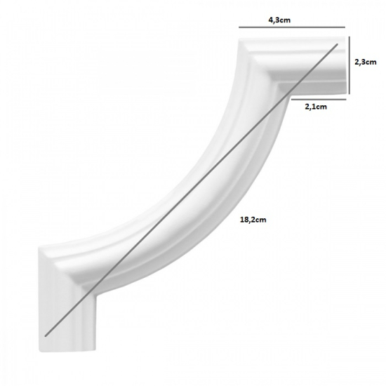 Corner moulding HL3541