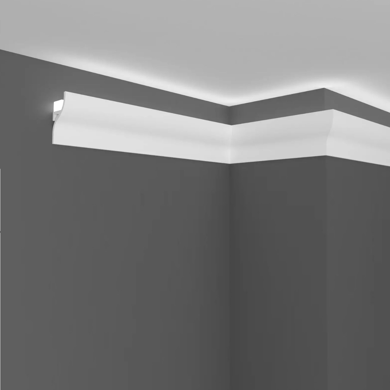 Moulure de plafond, Corniche lumineuse pour éclairage led indirect Orac C900